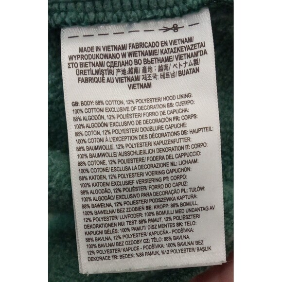 Vans Men’s Small Green Tie Dye Hoodie Sweatshirt Off The Wall Logo Pullover - Picture 8 of 8